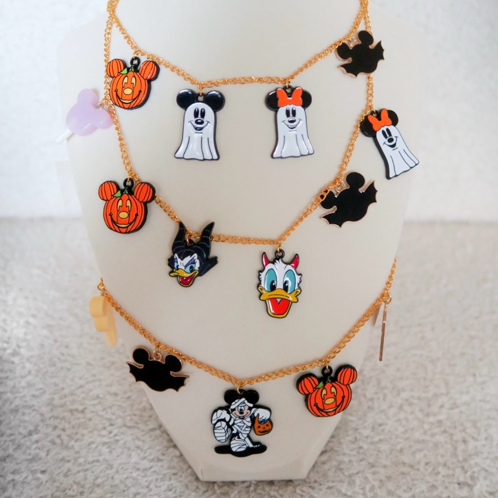 Disney Halloween Charm Necklaces 🎃💜